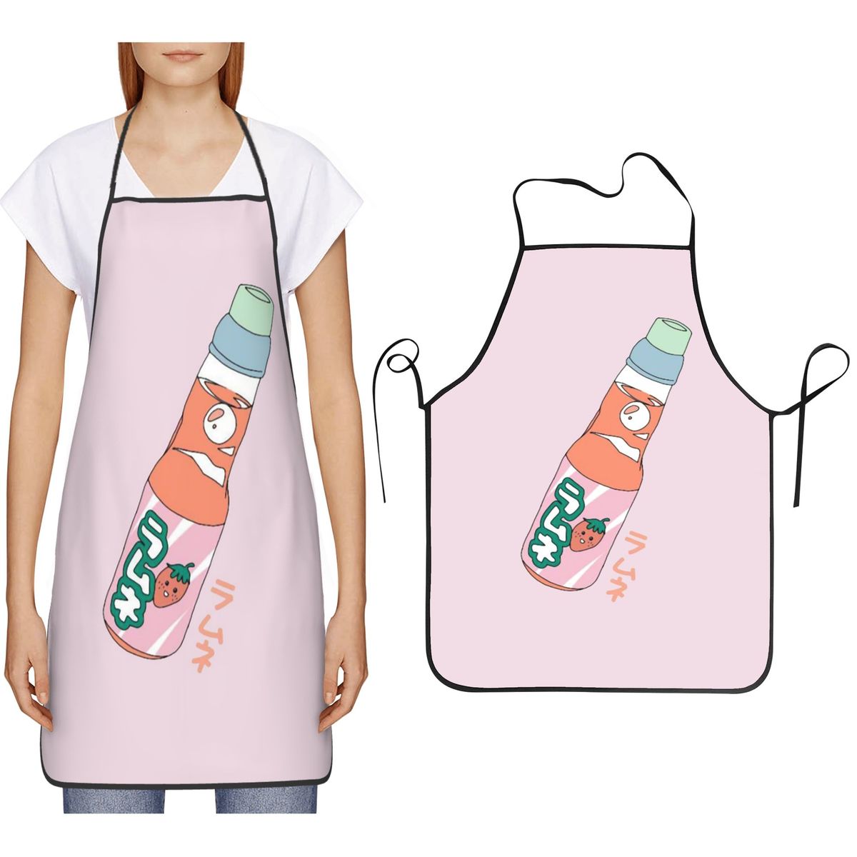 Kitchen Baking Soda - Delantal Kawaii con Diseño de Fresa