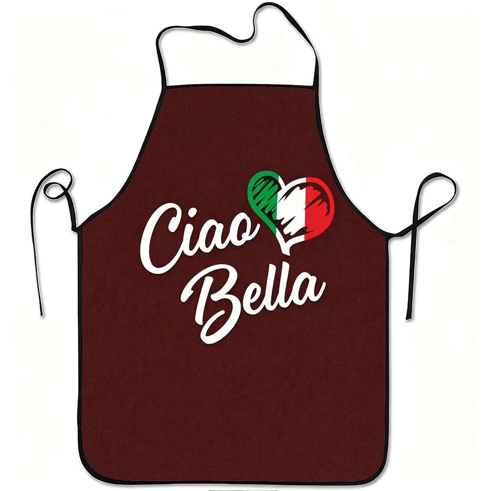 Baking Kitchen Design Ideas - 1 delantal con temática italiana, delantal