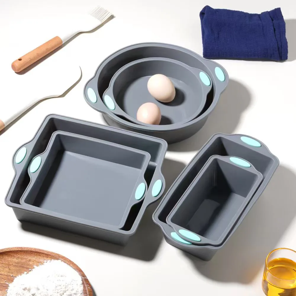 Kitchen Appliances For Baking - Molde de silicona gris resistente al