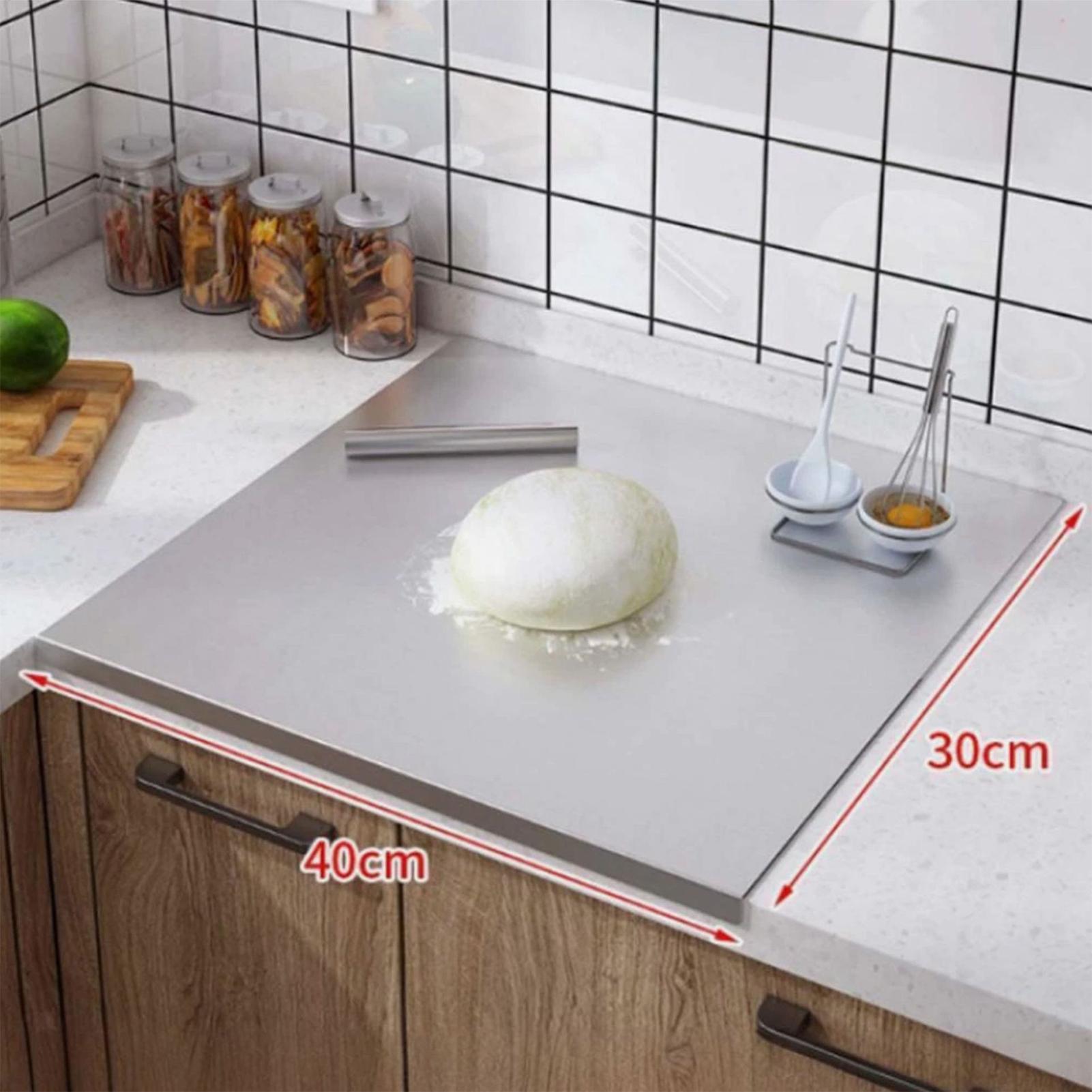 Kitchen And Baking Tools - Tabla de Cortar de Acero Inoxidable