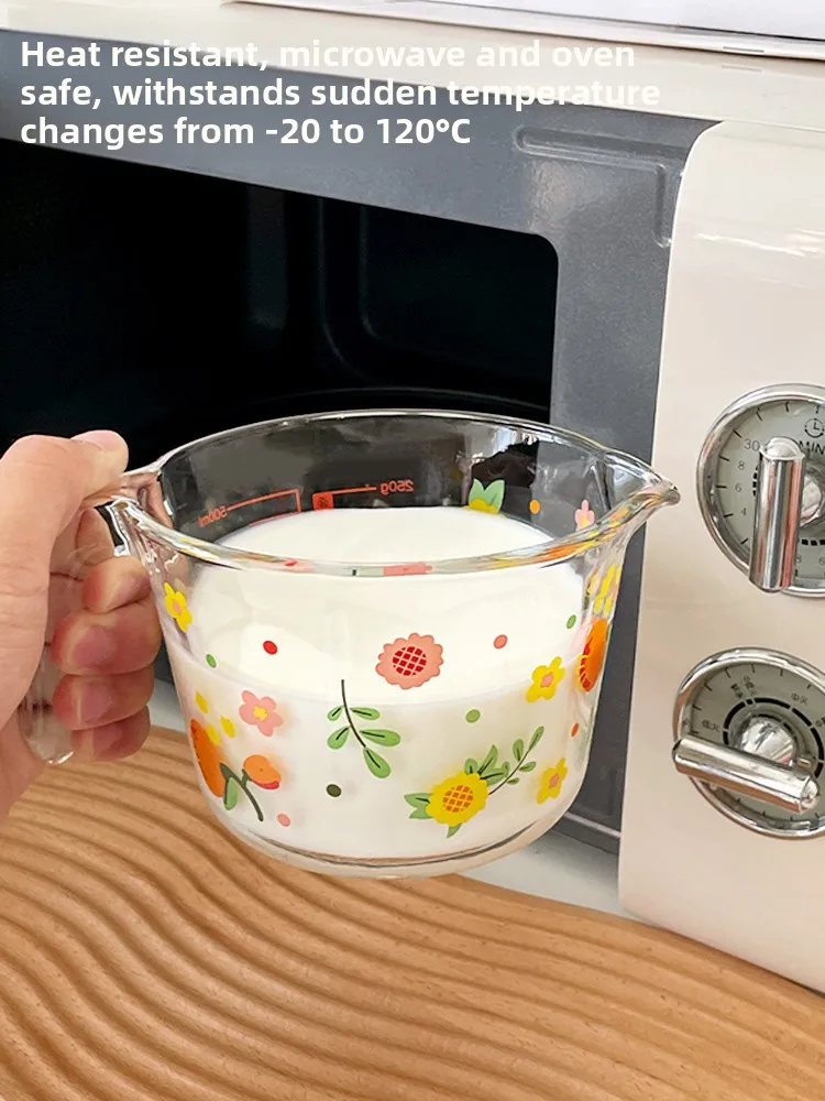 Kitchen Baking Scale - Taza Medidora de Vidrio Resistente al