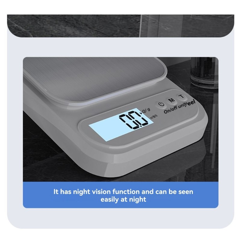 Kitchen Baking Scale - 【ESSENTIALS】Báscula digital para hornear y cocinar,