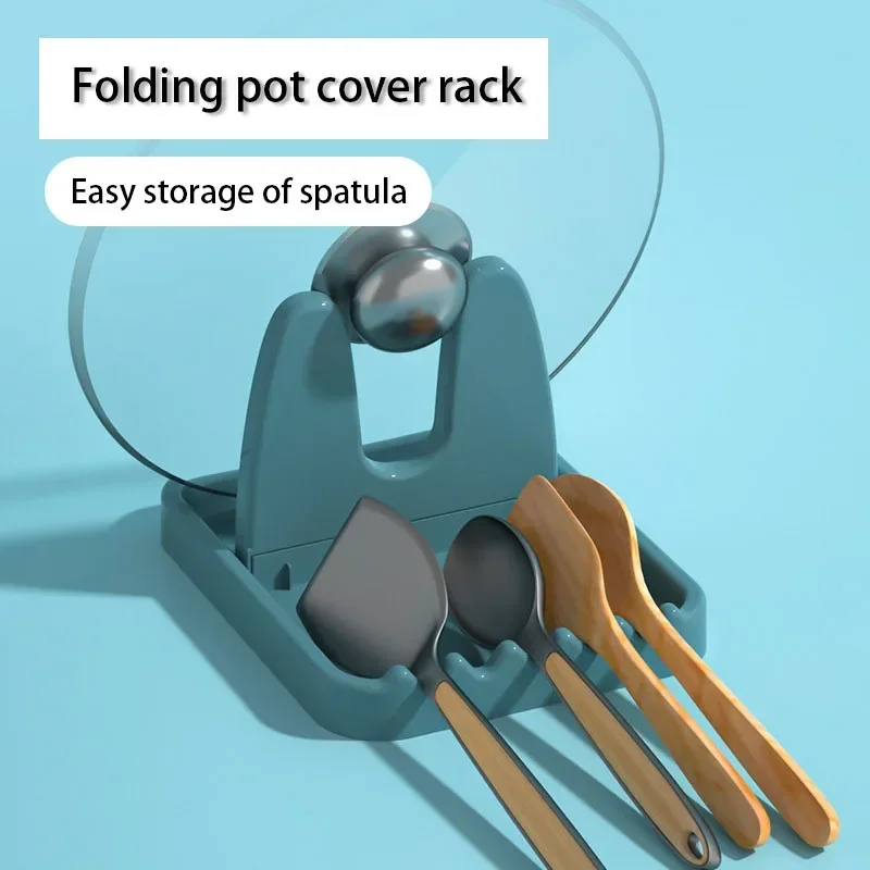 Kitchen Baking Appliances - Estante plegable para tapa de olla,