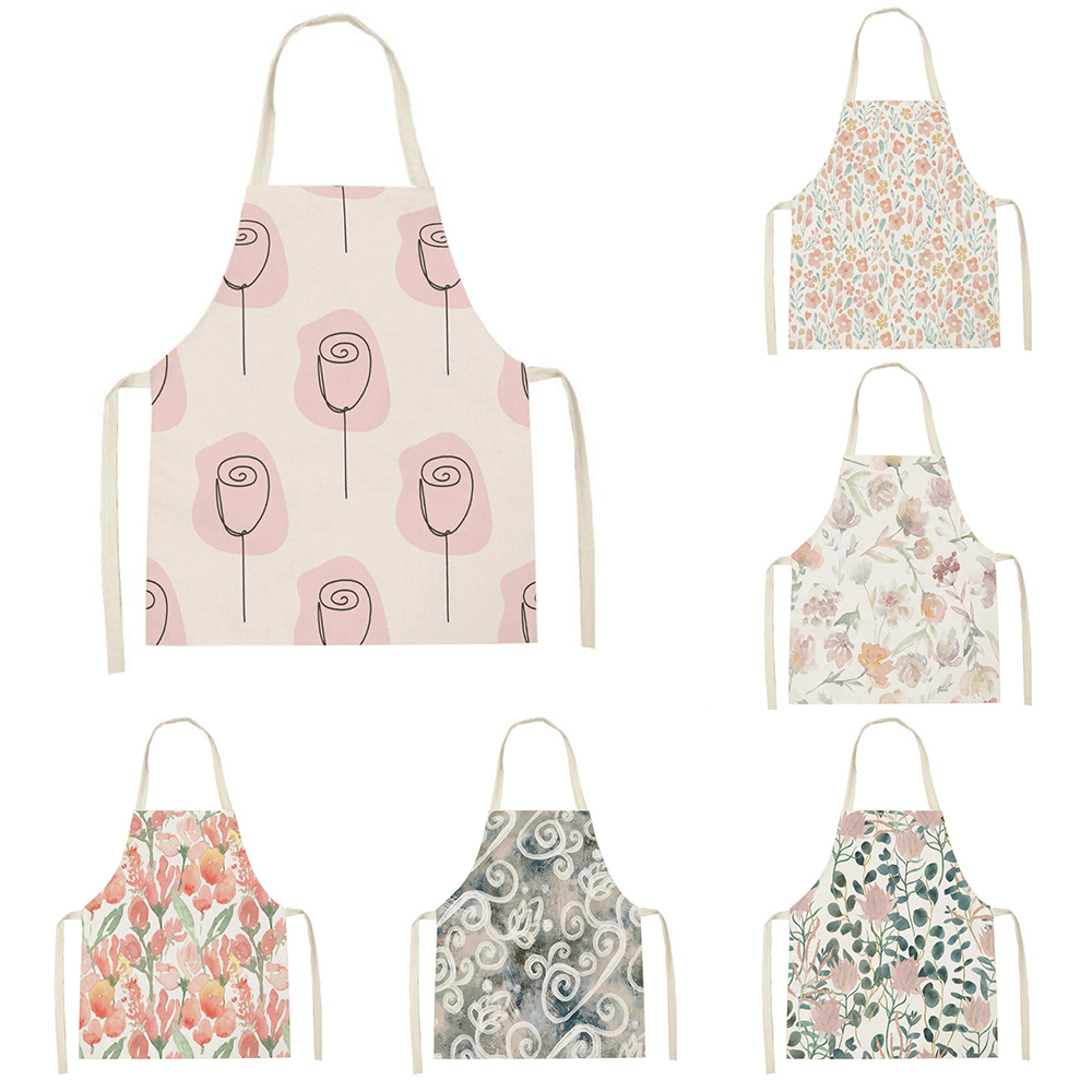 Baking Kitchen For Kids - Delantal de cocina de tulipán rosa,
