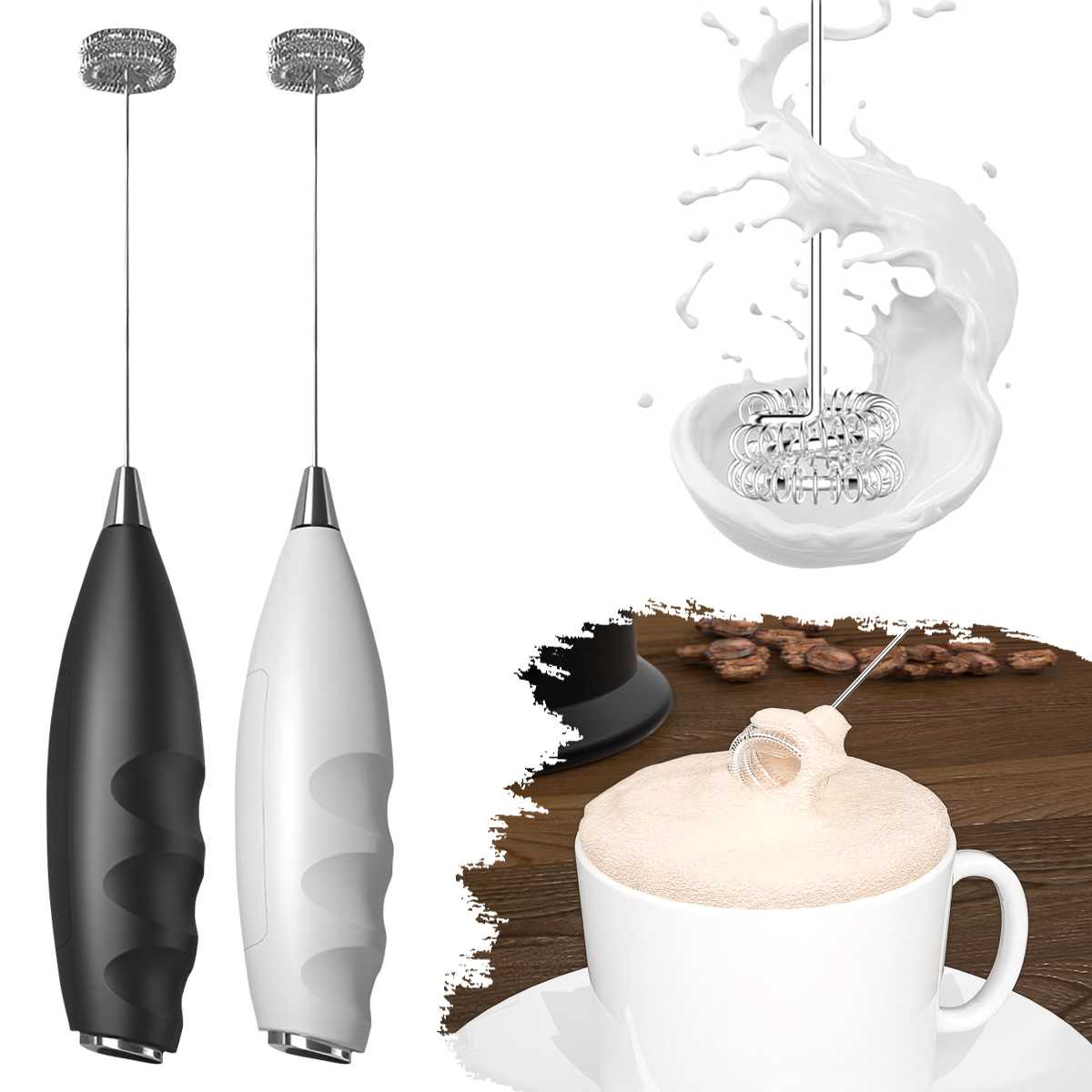 Kitchen Baking Appliances - Espumador de Leche Eléctrico, Batidor Eléctrico