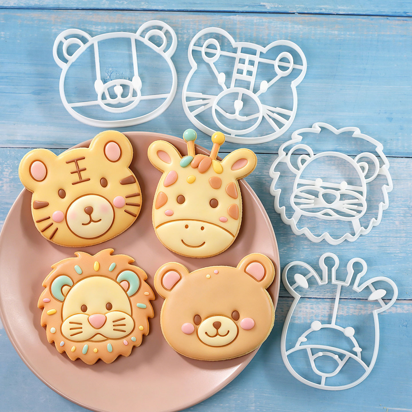 Kitchen Appliances For Baking - Juego de 4 Cortadores de Galletas