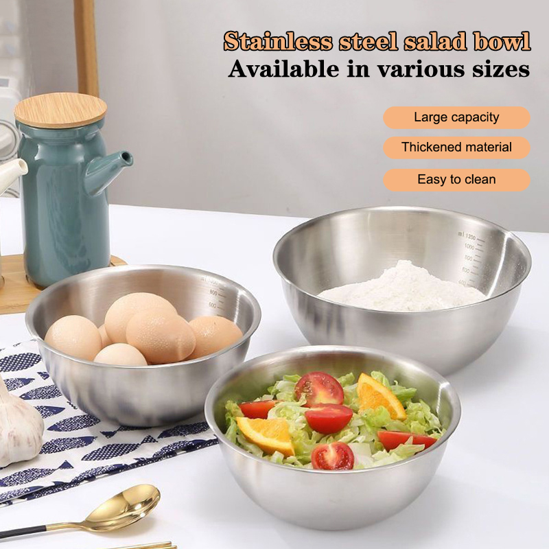 Stand Mixer Bowl - Juego de cuencos de acero inoxidable