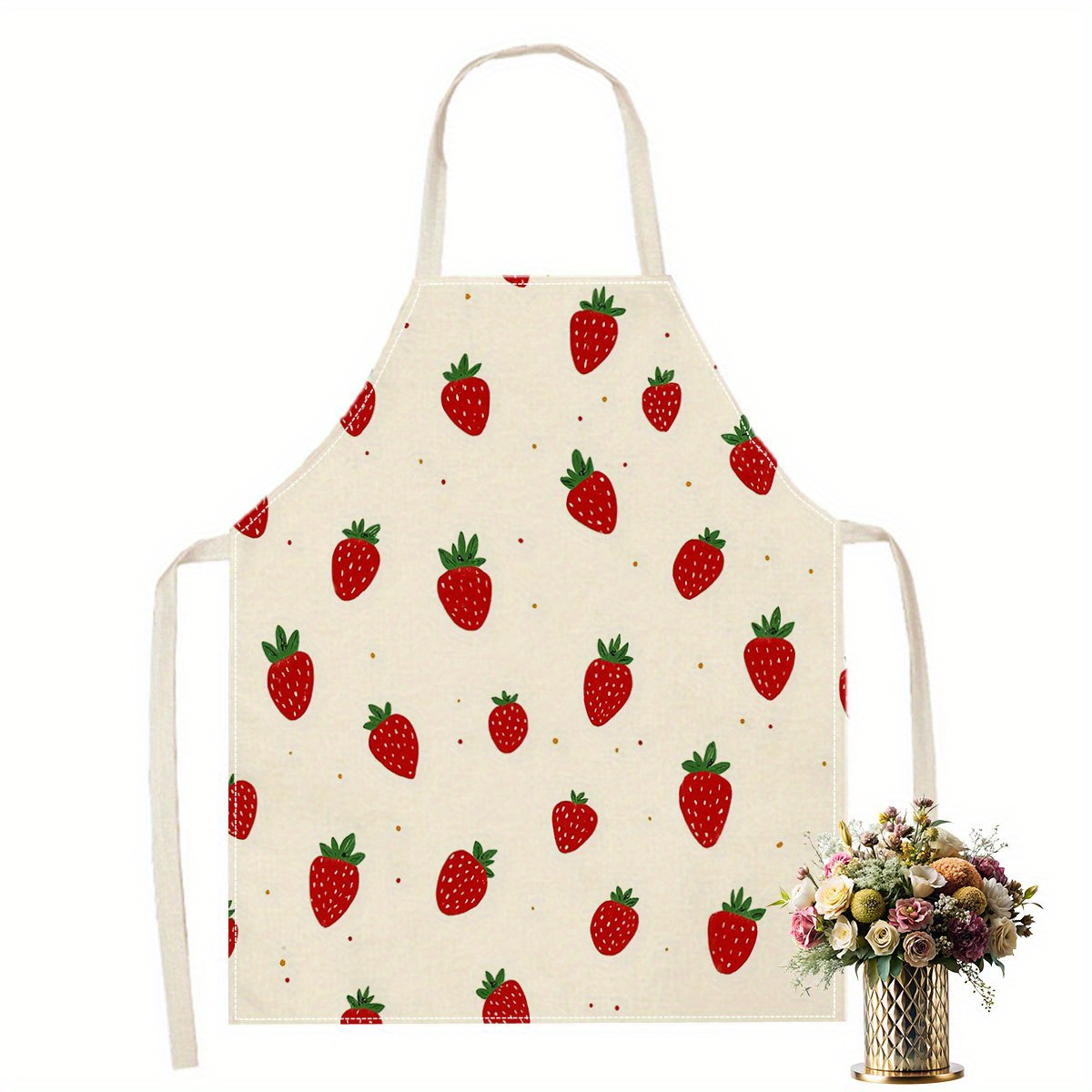 Baking Kitchen For Kids - Delantal con diseño de fresa, para