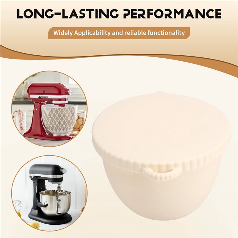 Stand Mixer Bowl - Revestimiento de Silicona Compatible con Batidoras