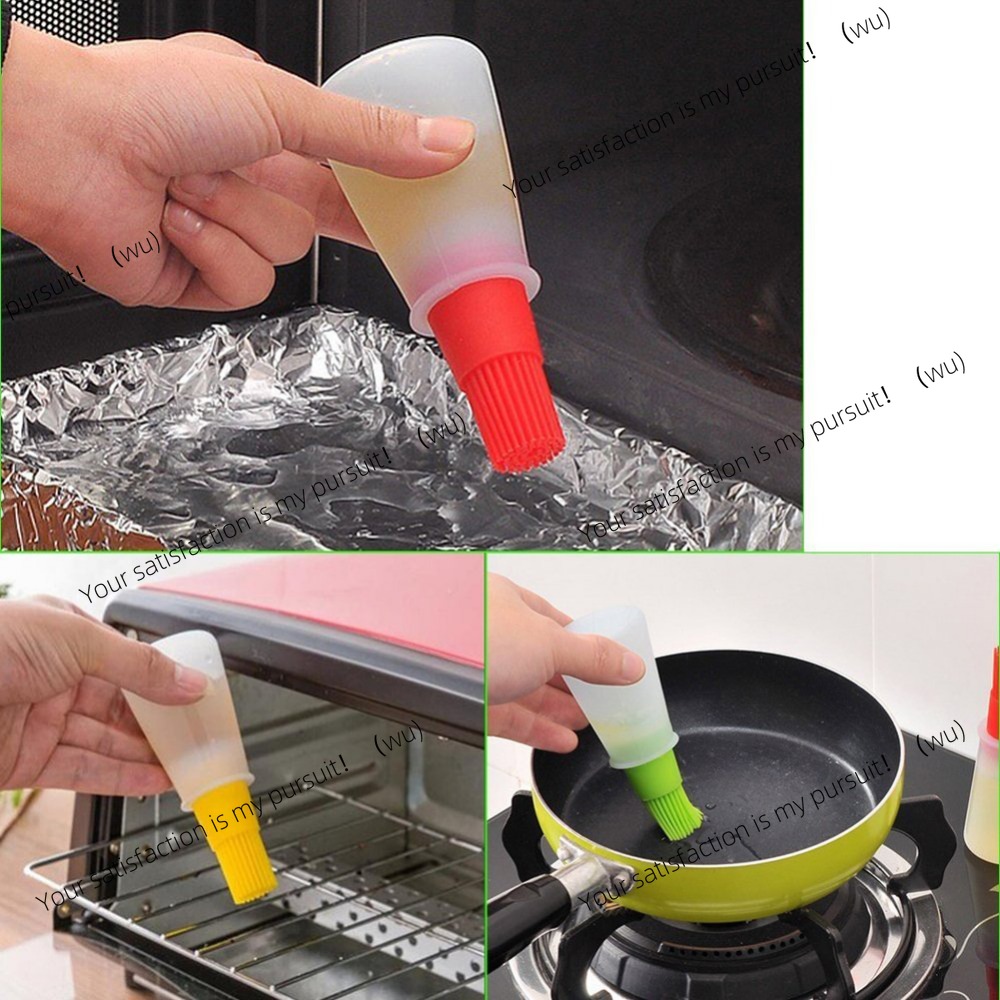 Pastry Brush Silicone - Botella de aceite de silicona portátil