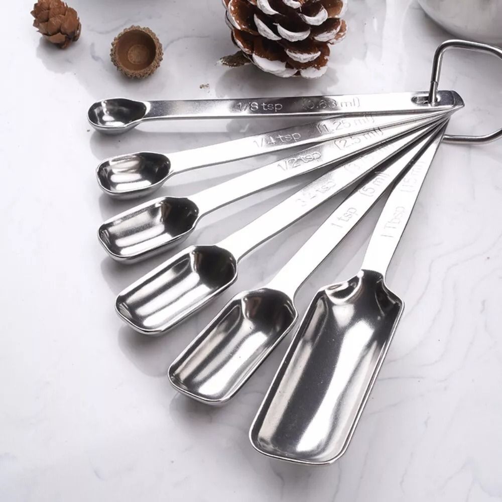 Kitchen Baking Scale - Cucharas medidoras de acero inoxidable con