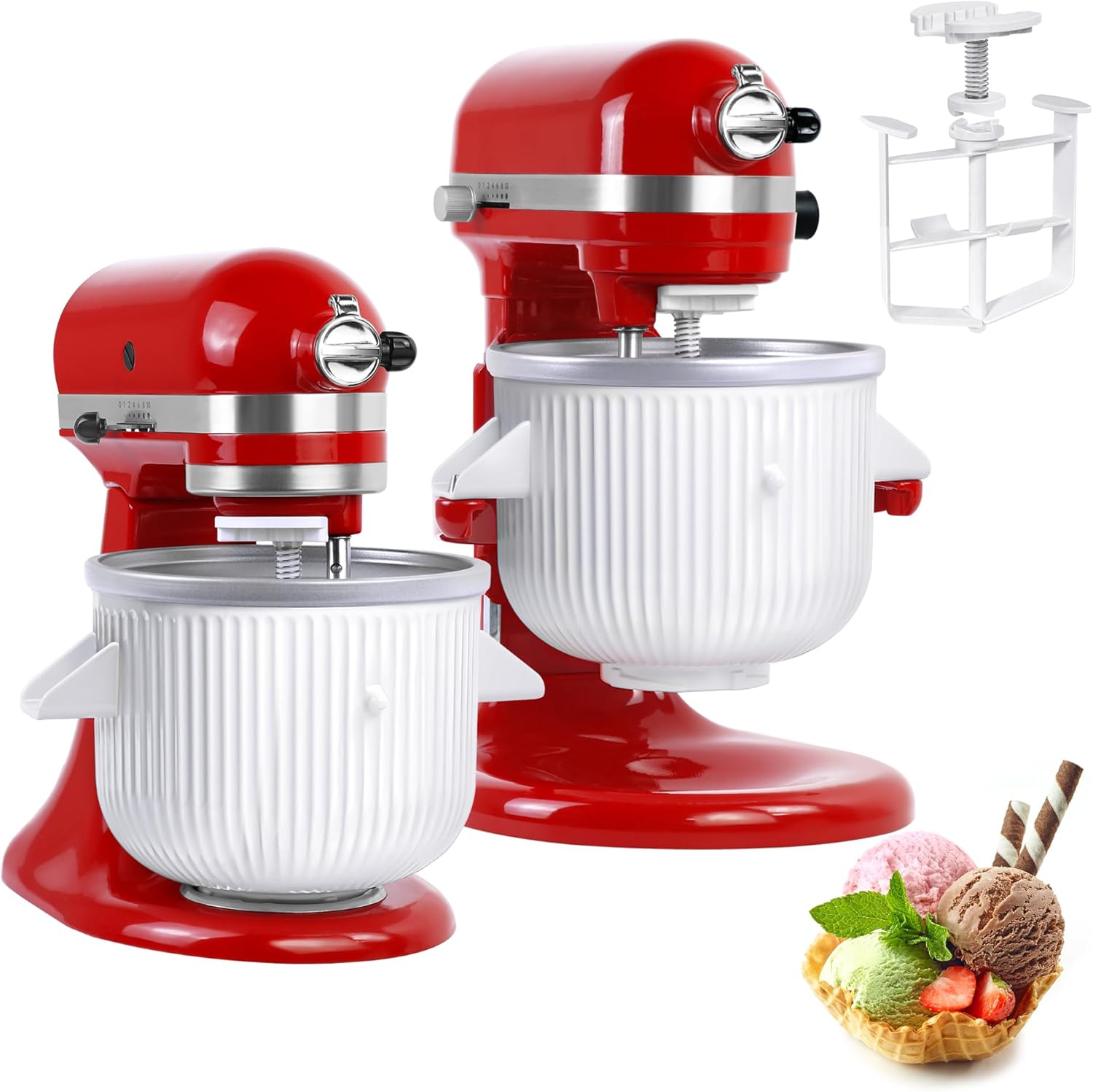 Stand Mixer Bowl - Accesorio para máquina de helados para