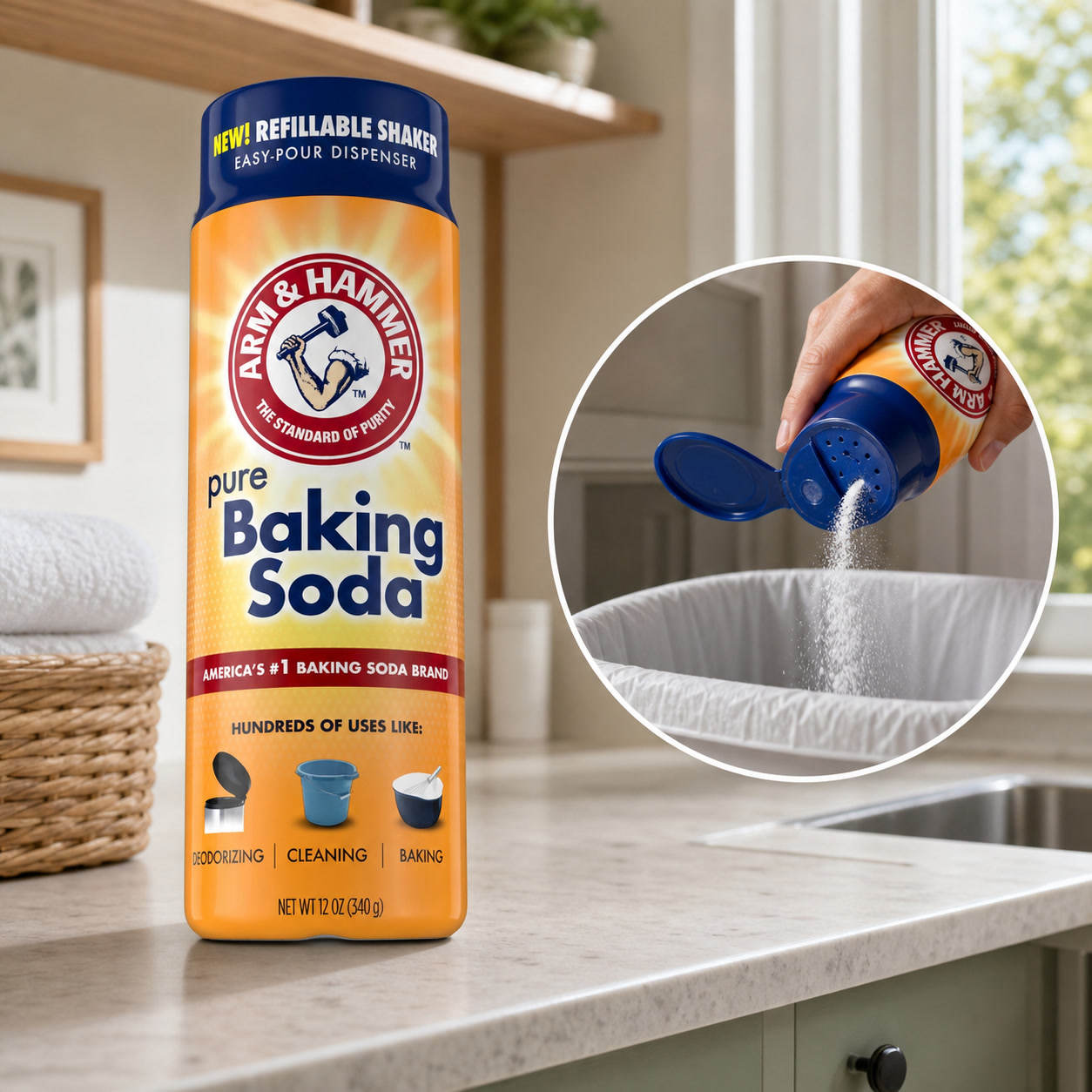 Kitchen Baking Soda - 2 piezas de ambientador en polvo