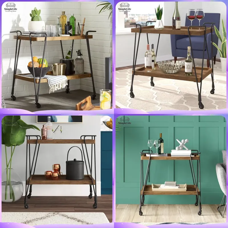 Kitchen Baking Trolley - Carrito de Cocina con Ruedas, Carrito