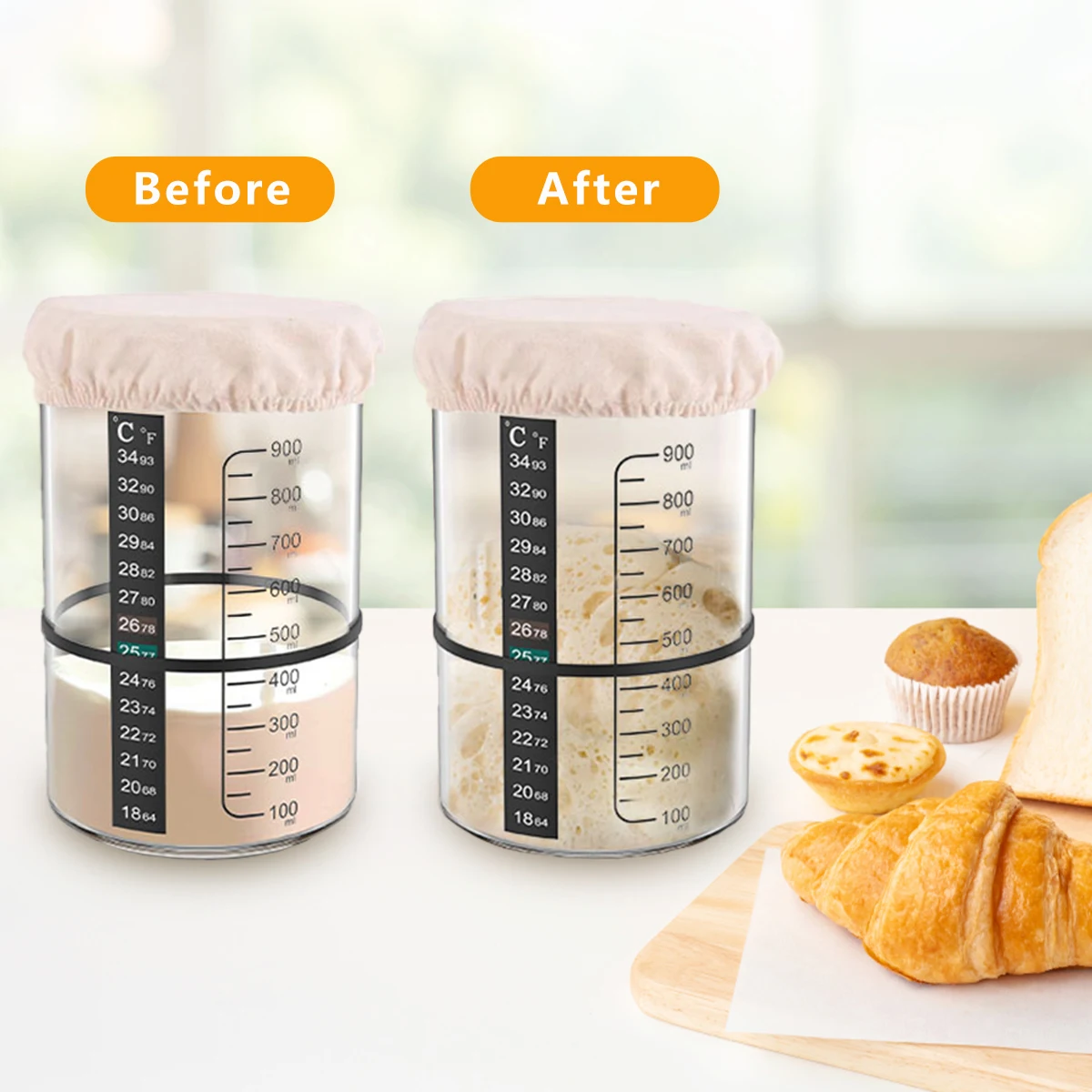 Kit de Fermentación de Masa de - Kitchen Baking Soda reseña y precio