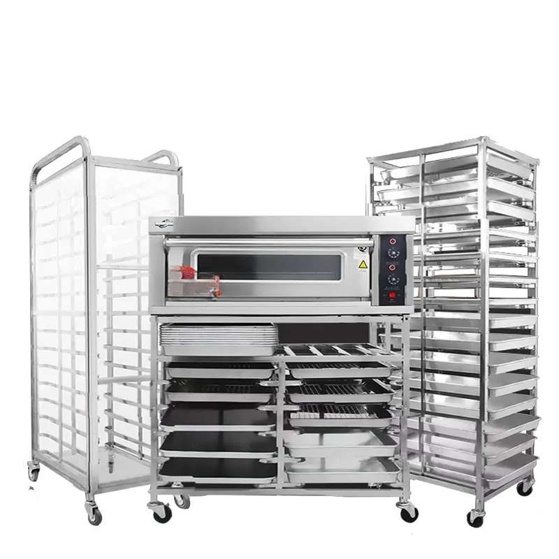 Carrito de Acero Inoxidable co - Kitchen Baking Trolley reseña y precio