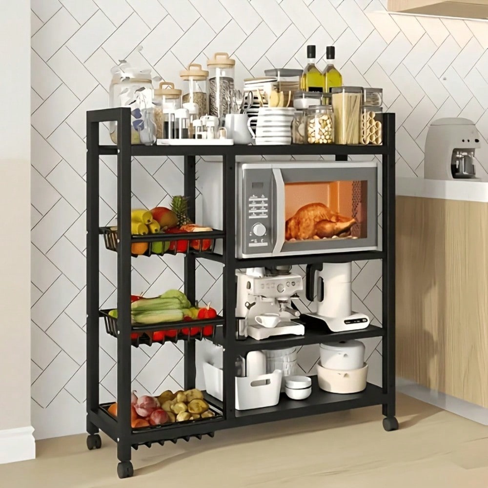Estante de almacenamiento de c - Kitchen Baking Island reseña y precio