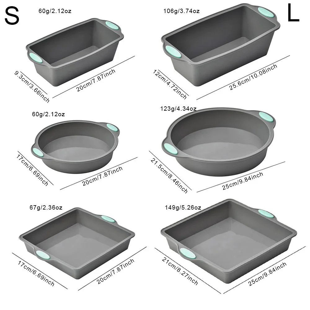 Molde de silicona gris resiste - Kitchen Appliances For Baking reseña y precio