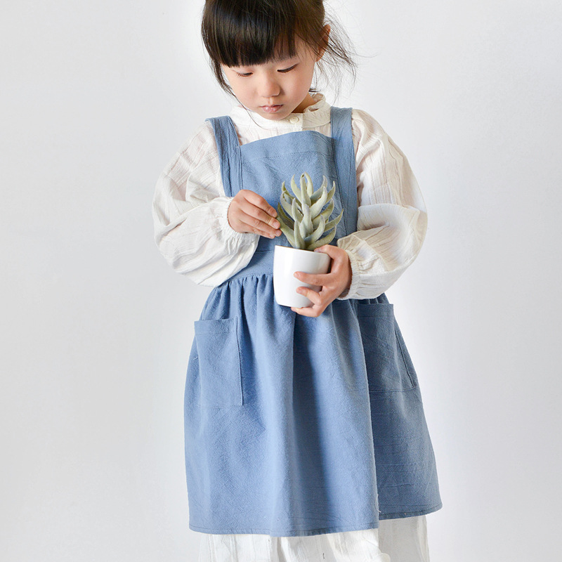 Vestido delantal de algodón pa - Baking Kitchen For Kids reseña y precio