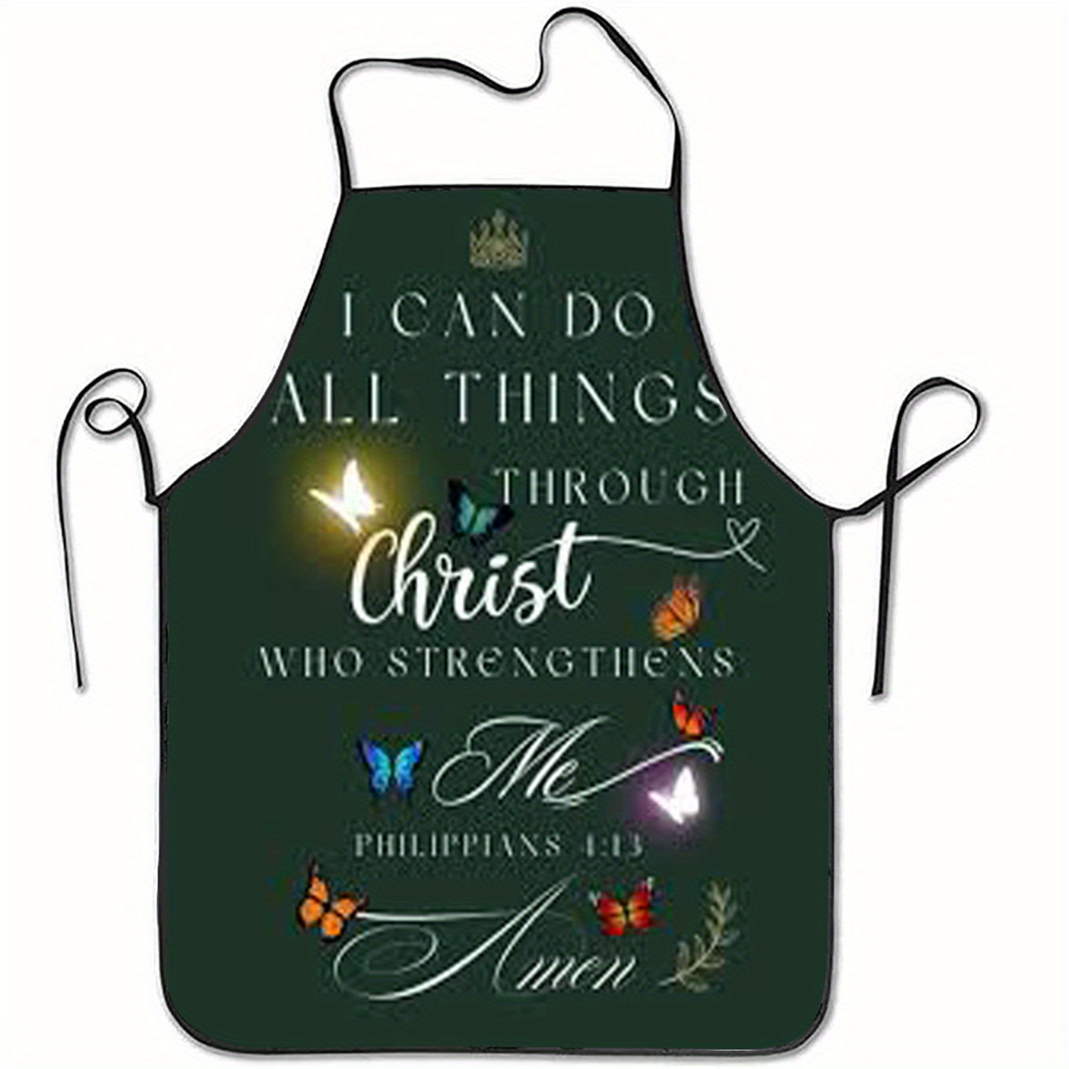 Delantal cristiano con filipan - Kitchen Baking Quotes reseña y precio