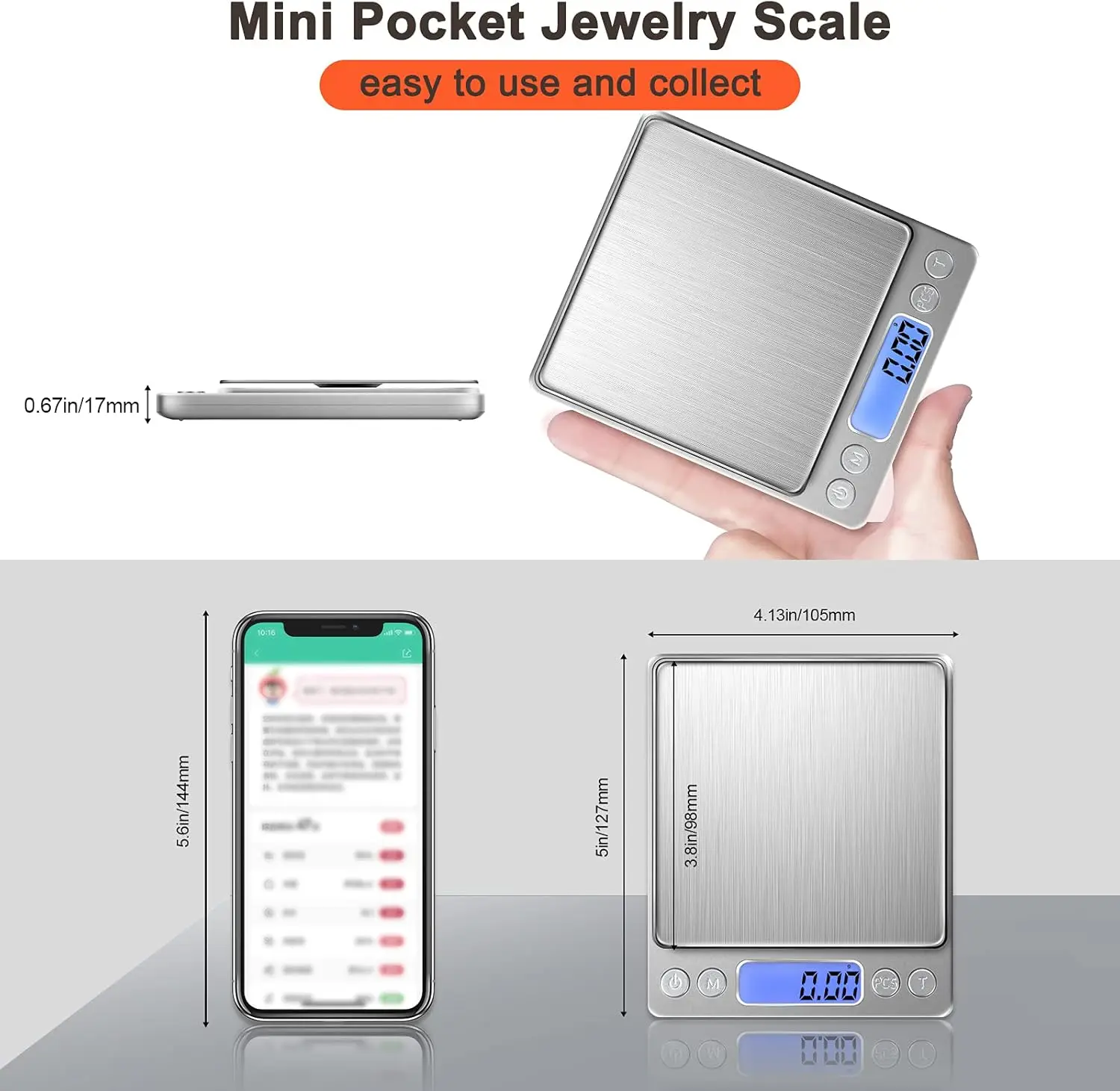 Báscula Digital LCD para joyer - Kitchen Baking Scale reseña y precio