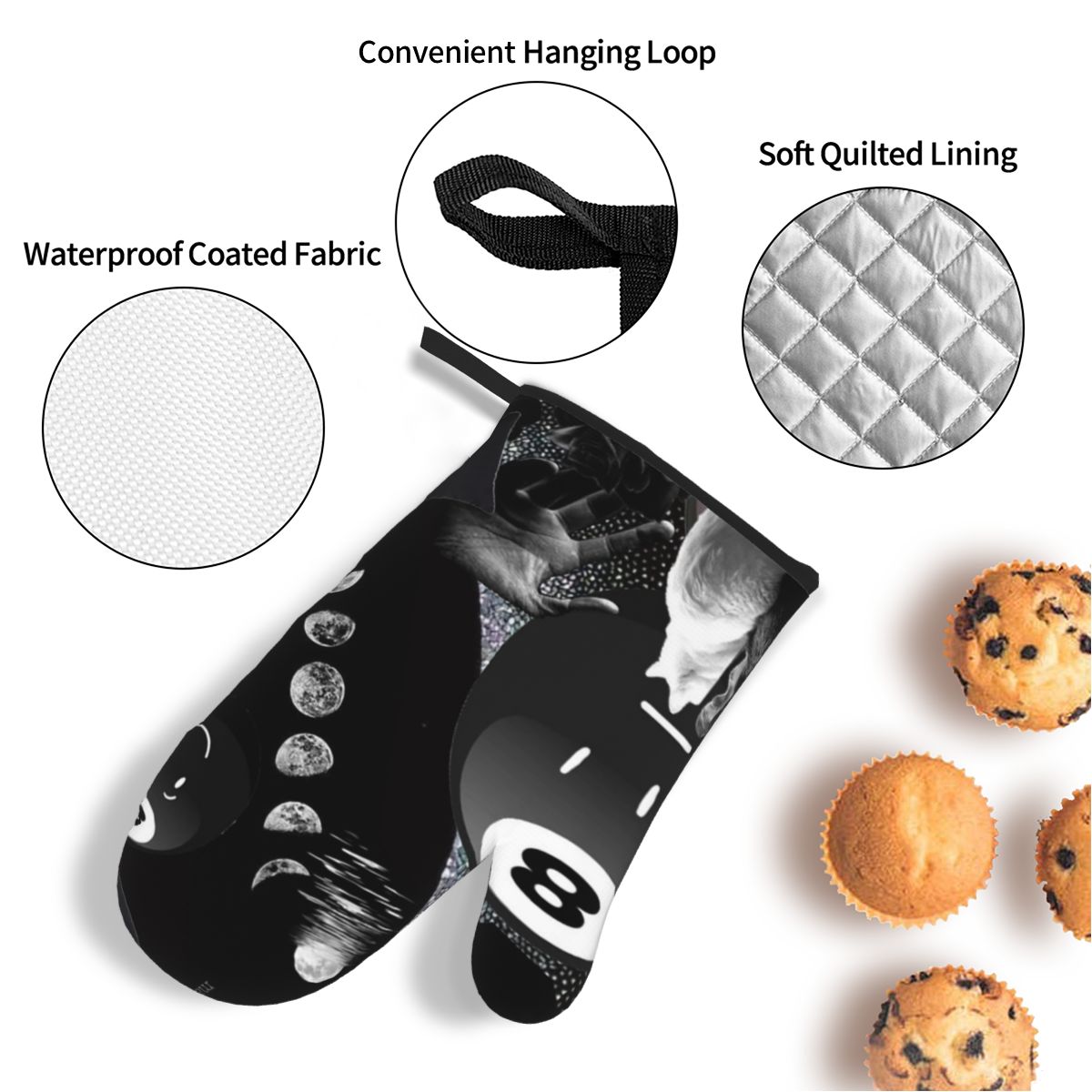 Guantes y protectores de horno - Kitchen Baking Island reseña y precio