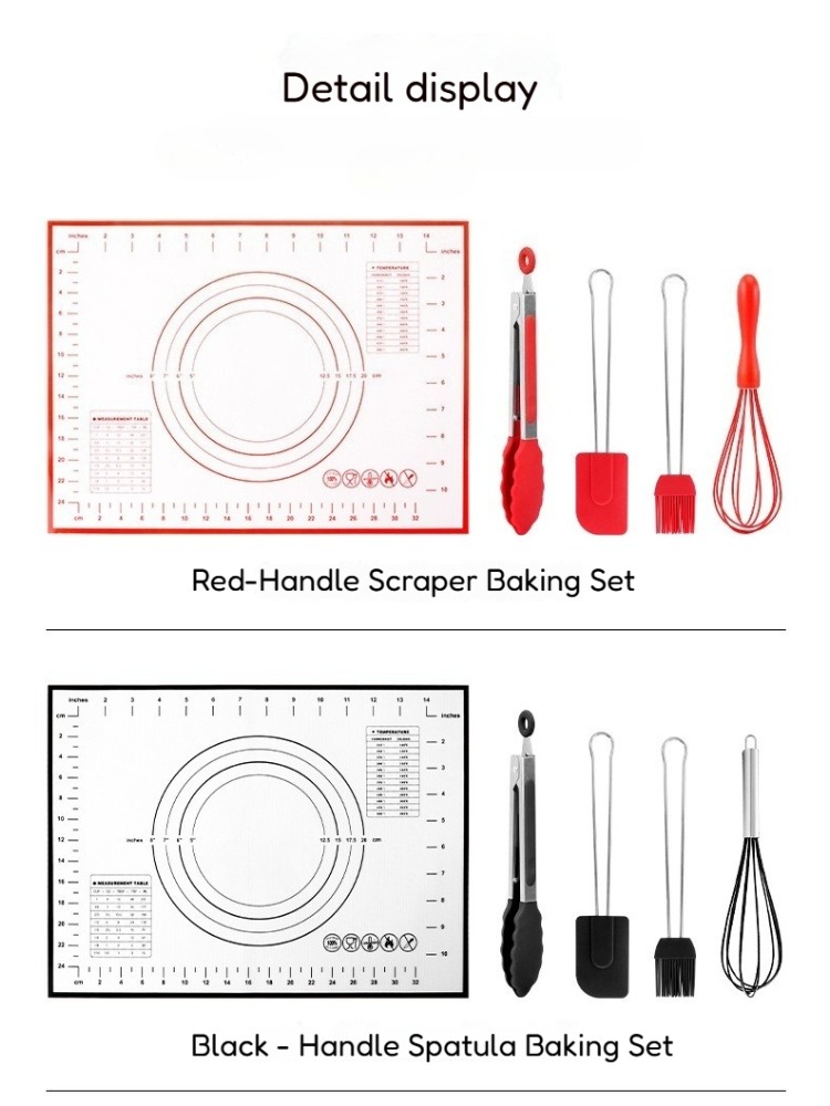 Juego de 5 utensilios de silic - Pastry Brush Silicone reseña y precio