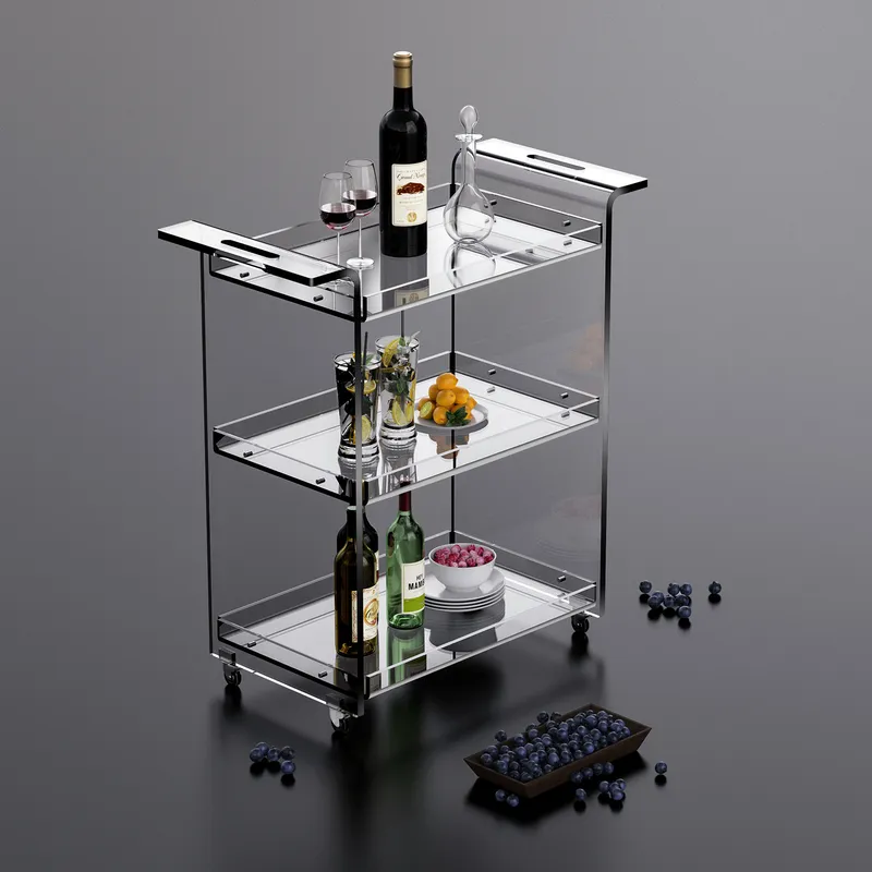 Carrito de Cocina Moderno de 3 - Kitchen Baking Trolley reseña y precio