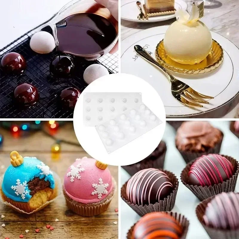Molde de silicona con esfera 3 - Kitchen Appliances For Baking reseña y precio