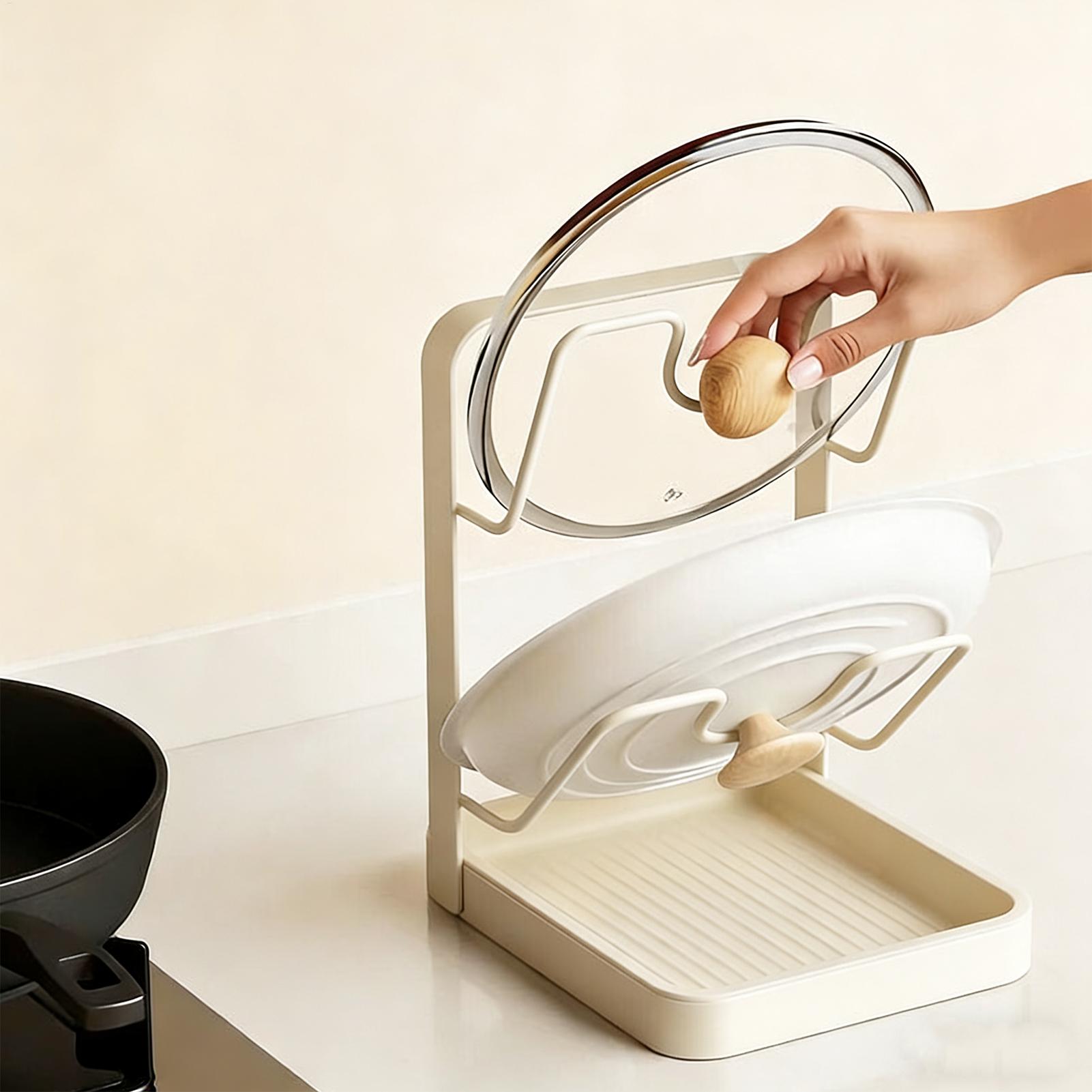 Organizador de tapa de olla, s - Kitchen Baking Appliances reseña y precio