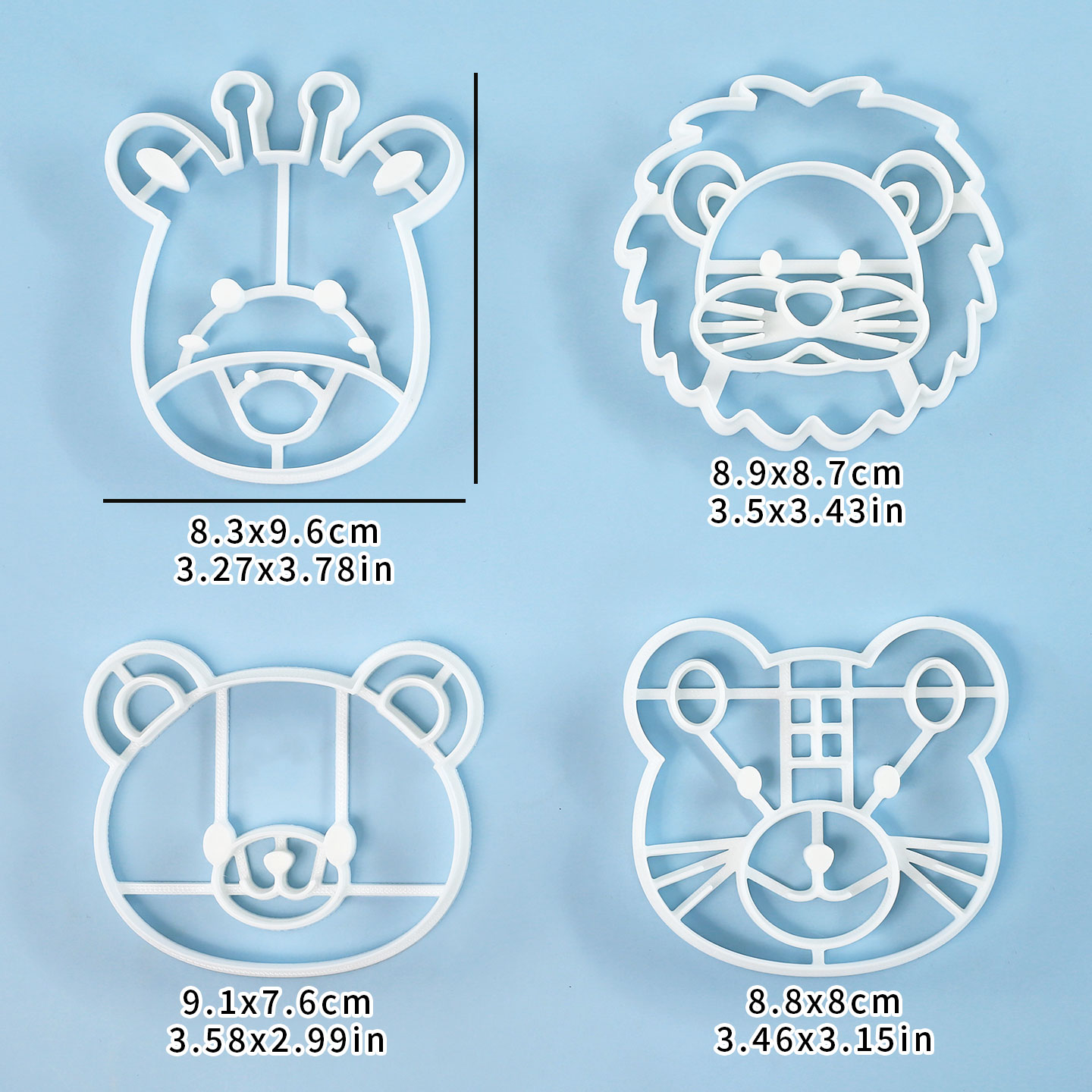 Juego de 4 Cortadores de Galle - Kitchen Appliances For Baking reseña y precio