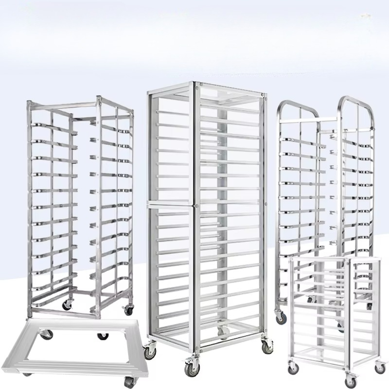 Carrito de aluminio comercial  - Kitchen Baking Trolley reseña y precio