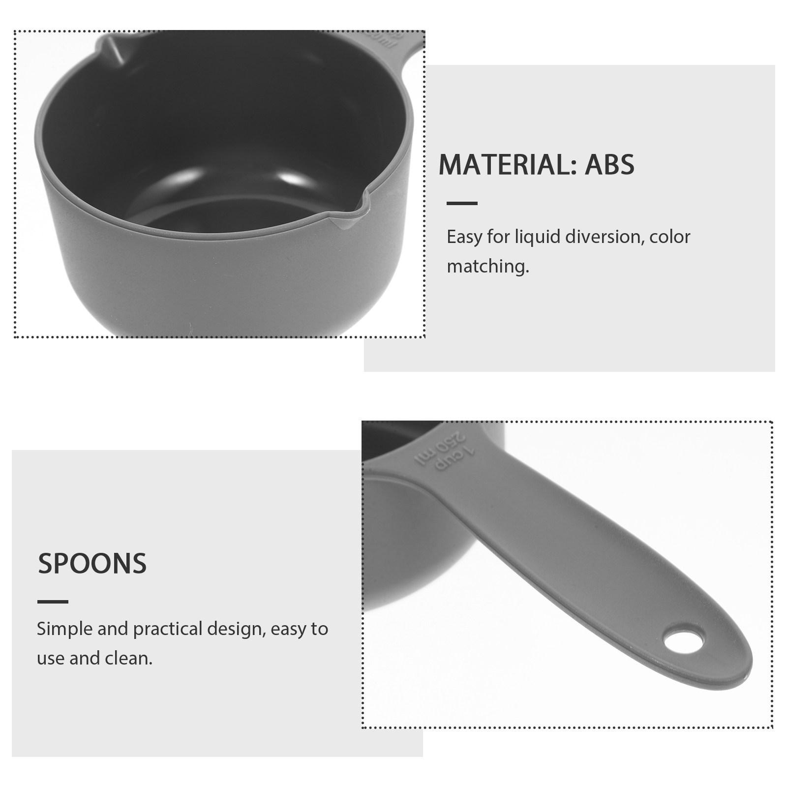 Juego de 5 Cucharas Medidoras  - Kitchen Baking Soda reseña y precio