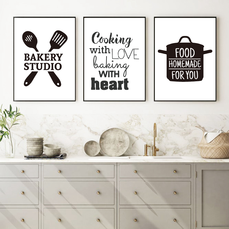 Impresiones y pósteres de arte - Kitchen Baking Quotes reseña y precio