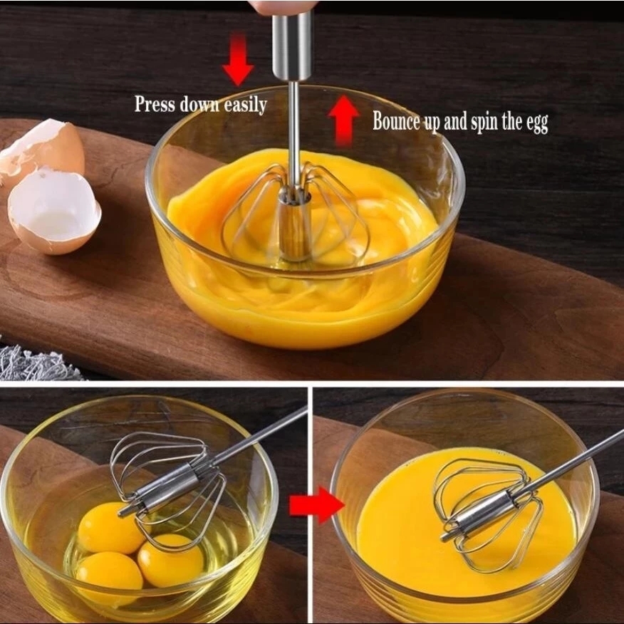 Batidor de huevos de acero ino - Kitchen Baking Appliances reseña y precio