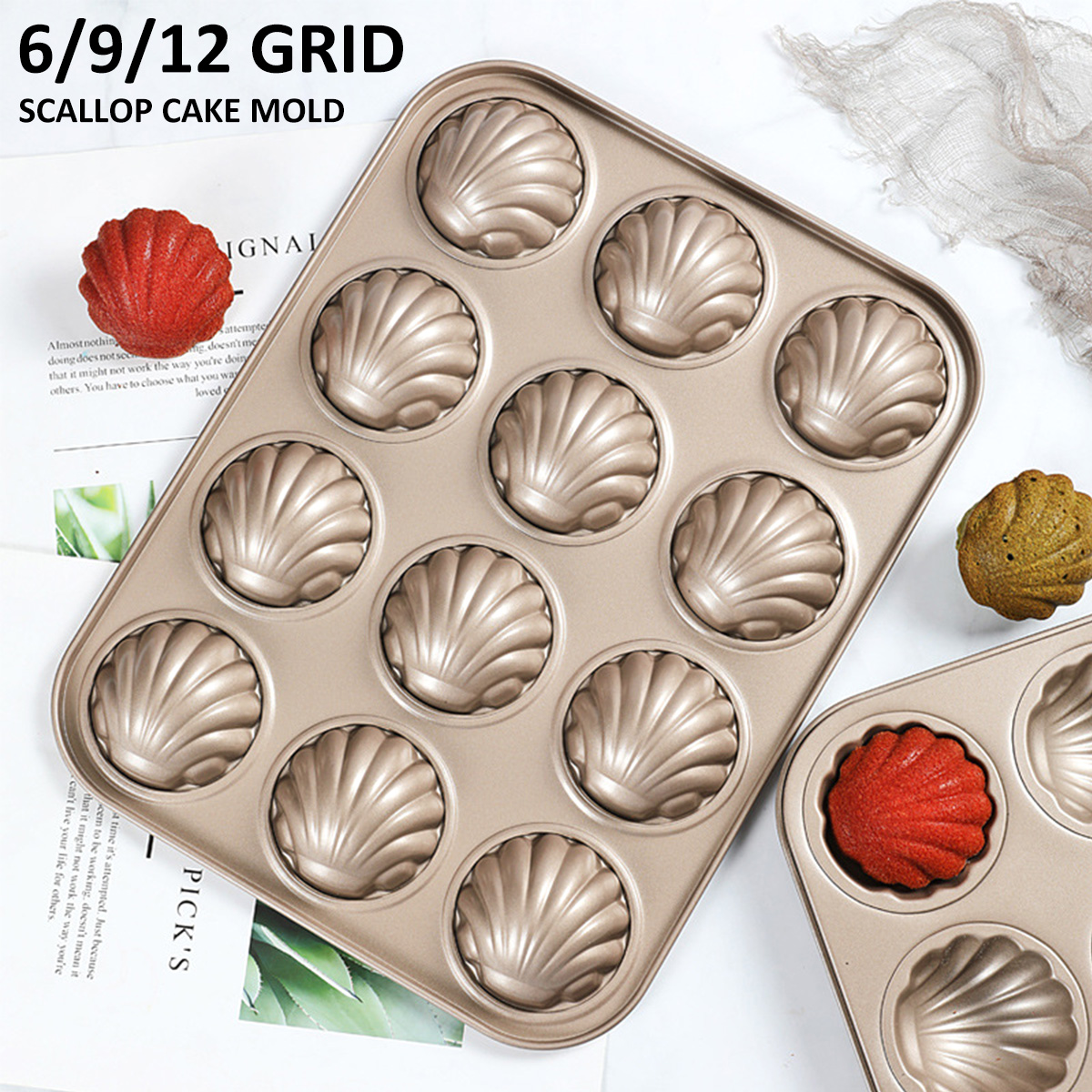 Molde Madeleine con forma de c - Kitchen Appliances For Baking reseña y precio