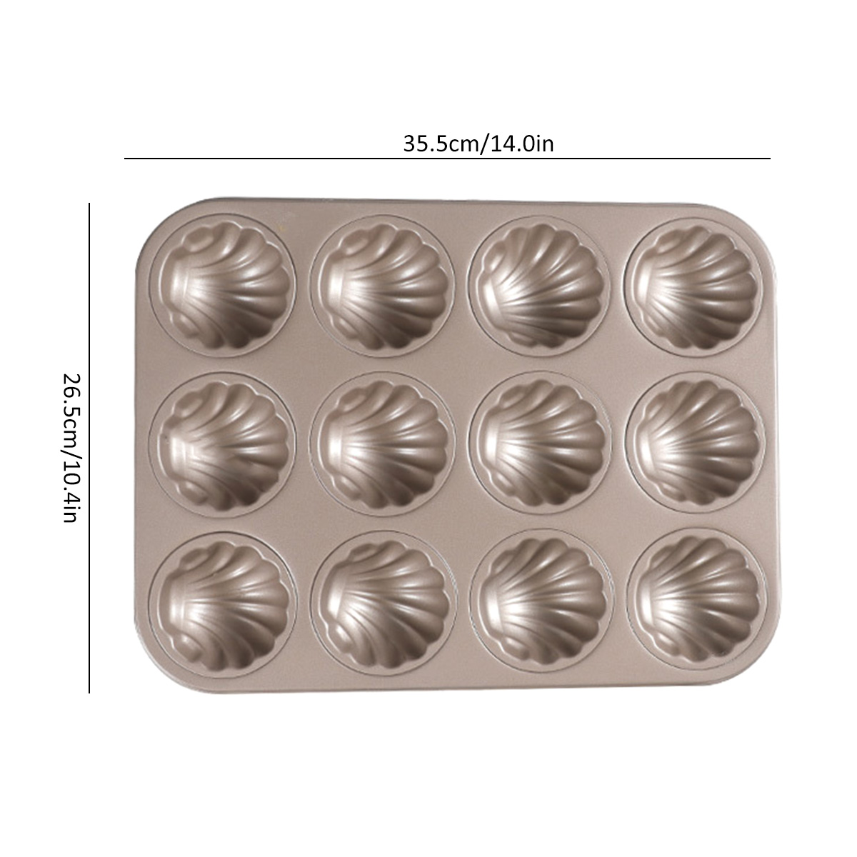 Molde Madeleine con forma de c - Kitchen Appliances For Baking reseña y precio