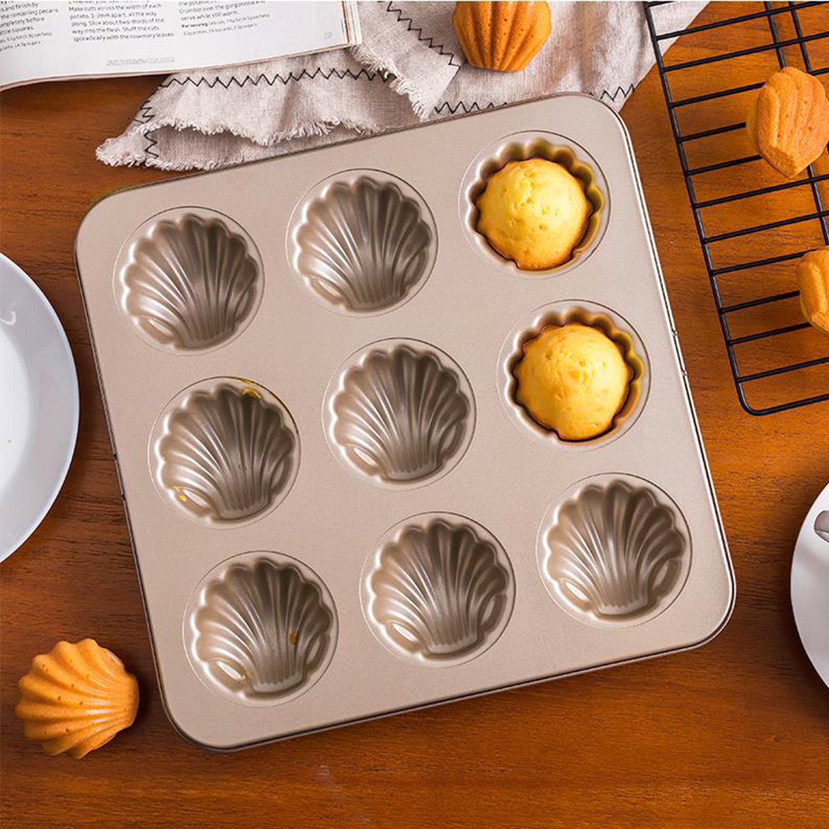 Molde Madeleine con forma de c - Kitchen Appliances For Baking reseña y precio