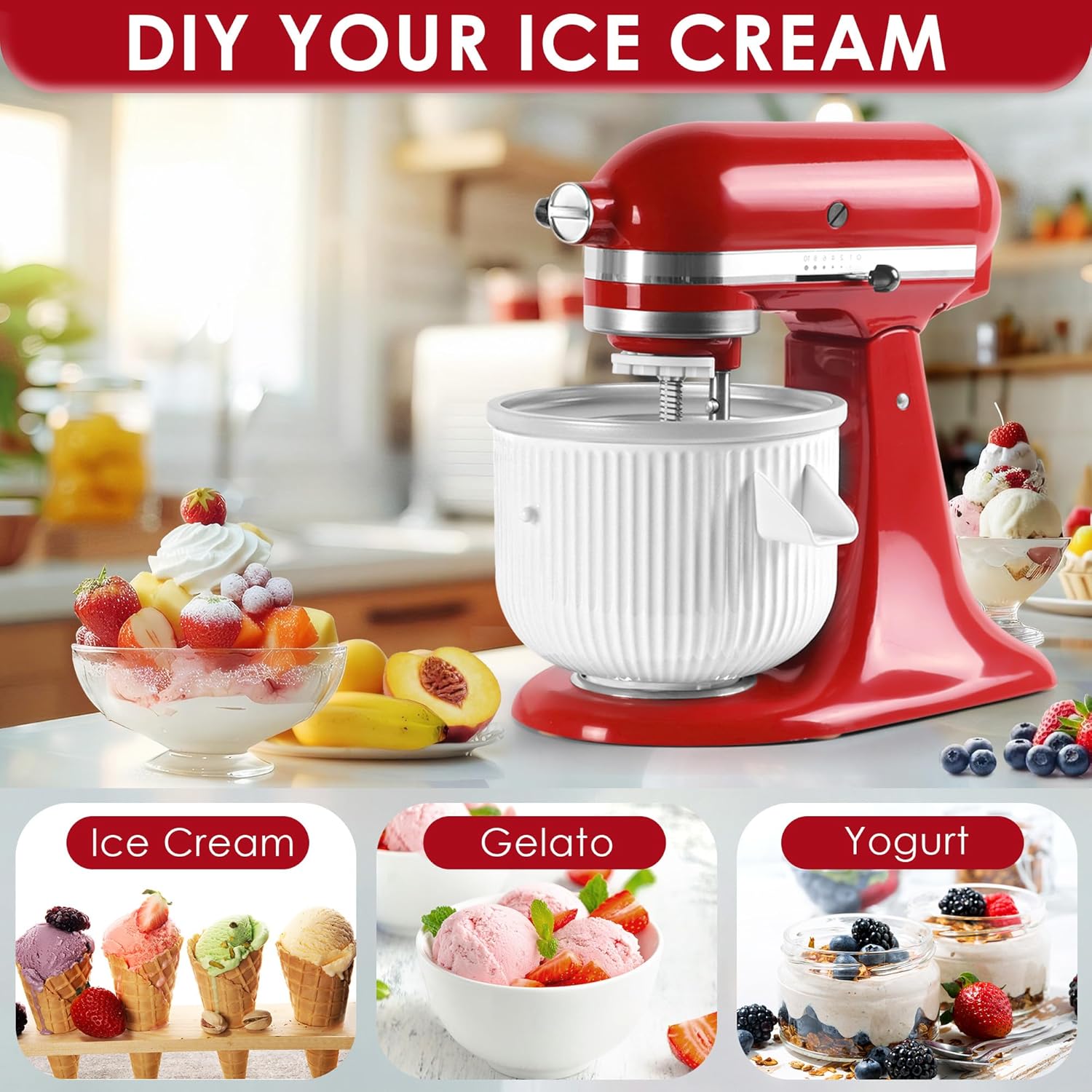 Accesorio para máquina de hela - Stand Mixer Bowl reseña y precio
