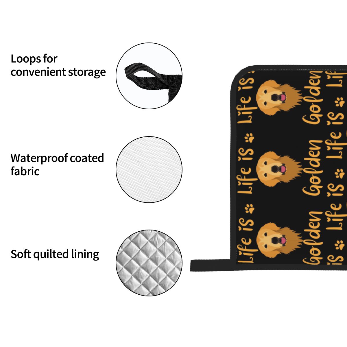 GOLDEN RETRIEVER Quote Juego d - Kitchen Baking Quotes reseña y precio